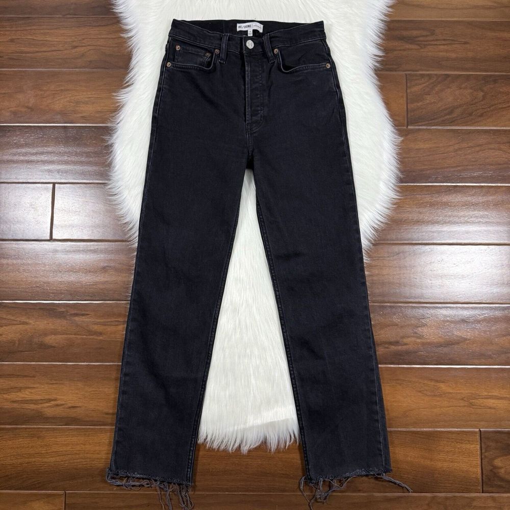 SOLD Re/Done Black Ankle & Cropped Jeans